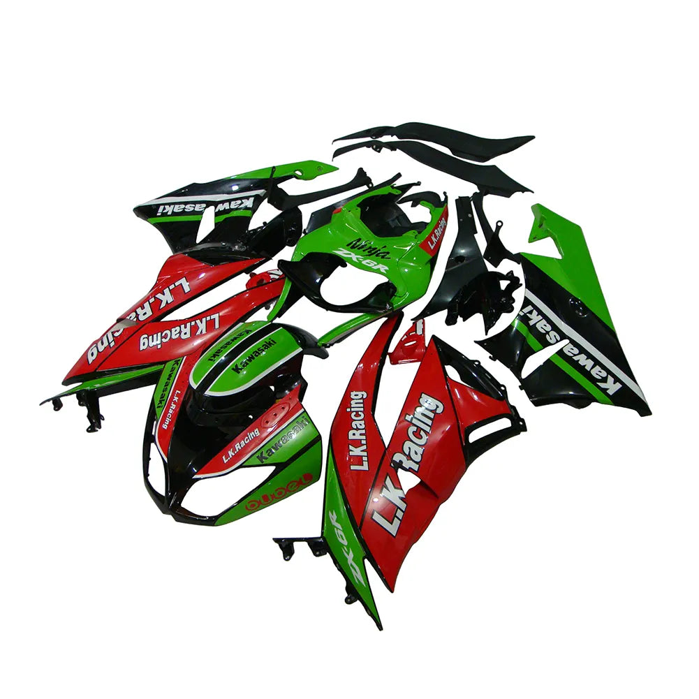 Kawasaki ZX-6R / 636 2009-2012 Style B fairing kit front view