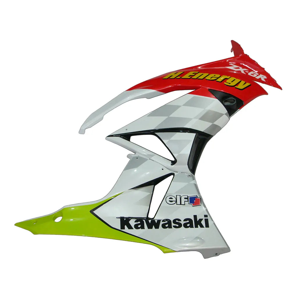 Kawasaki ZX-6R / 636 2009-2012 Style C tail section fairing side view