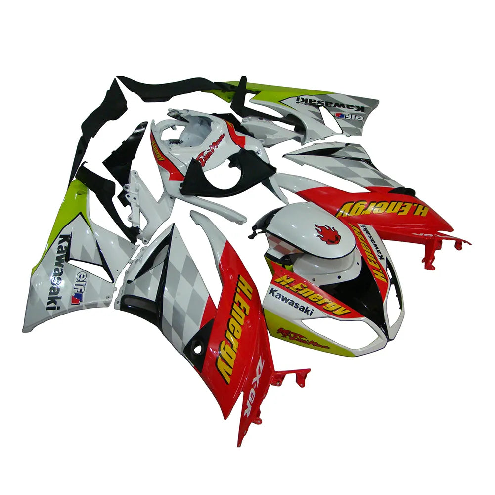 Kawasaki ZX-6R / 636 2009-2012 Style C fairing kit left side view