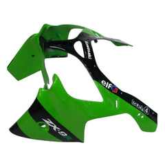 Kawasaki ZX-9R 2000-2001 Green Claw Graphics Style A Fairing Kit with Logos