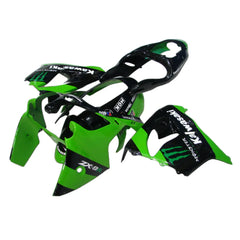 Kawasaki ZX-9R 2000-2001 Green Claw Graphics Style A Fairing Kit with Logos