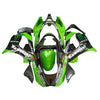 Kawasaki ZX-9R 2000-2001 Green Claw Graphics Style B Fairing Kit with Logos