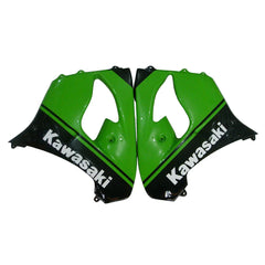 Kawasaki ZX-9R 2000-2001 Green Black 14 No. Fairing Kit with Logos