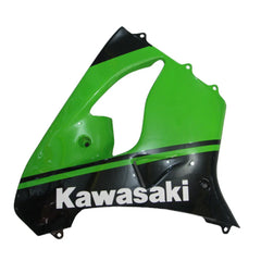 Kawasaki ZX-9R 2000-2001 Green Black 14 No. Fairing Kit with Logos