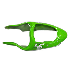 Kawasaki ZX-9R 2000-2001 Green Black White Raindrop Style B Fairing Kit with Logos