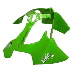 Kawasaki ZX-9R 2000-2001 Green Black White Raindrop Style B Fairing Kit with Logos
