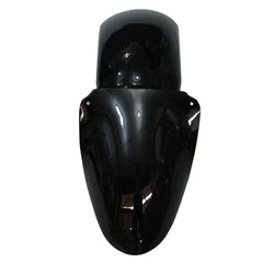 Kawasaki ZX-9R 2000-2001 Black Red Flame Fairing Kit with Logos