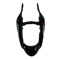 Kawasaki ZX-9R 2000-2001 Black Red Flame Fairing Kit with Logos