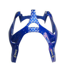 Kawasaki ZX-9R 2000-2001 Black Blue White Raindrop front nose fairing with logos