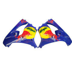 Kawasaki ZX-9R 2000-2001 Blue Yellow Red Bull Style A Fairing Kit with Logos