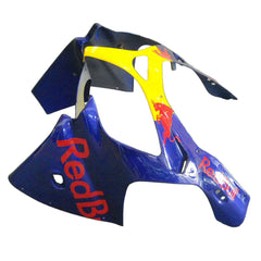 Kawasaki ZX-9R 2000-2001 Blue Yellow Red Bull Style A Fairing Kit with Logos