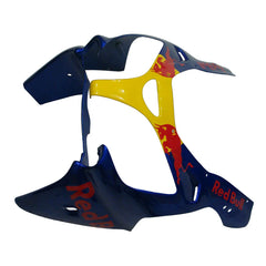 Kawasaki ZX-9R 2000-2001 Blue Yellow Red Bull Style A Fairing Kit with Logos