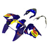 Kawasaki ZX-9R 2000-2001 Blue Yellow Red Bull Style B Fairing Kit with Logos