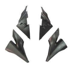 Kawasaki ZX-10R 2004-2005 Green Black Green Claw Style D right lower side fairing panel with logos
