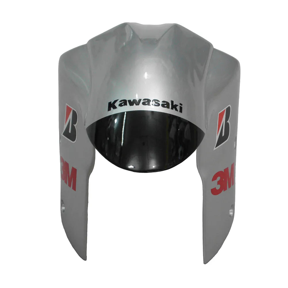 Kawasaki ZX-10R 2004-2005 Silver Black Silver Claw right lower side fairing panel with logos