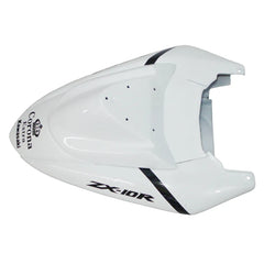 Kawasaki ZX-10R 2004-2005 White Crown fuel tank cover with logos