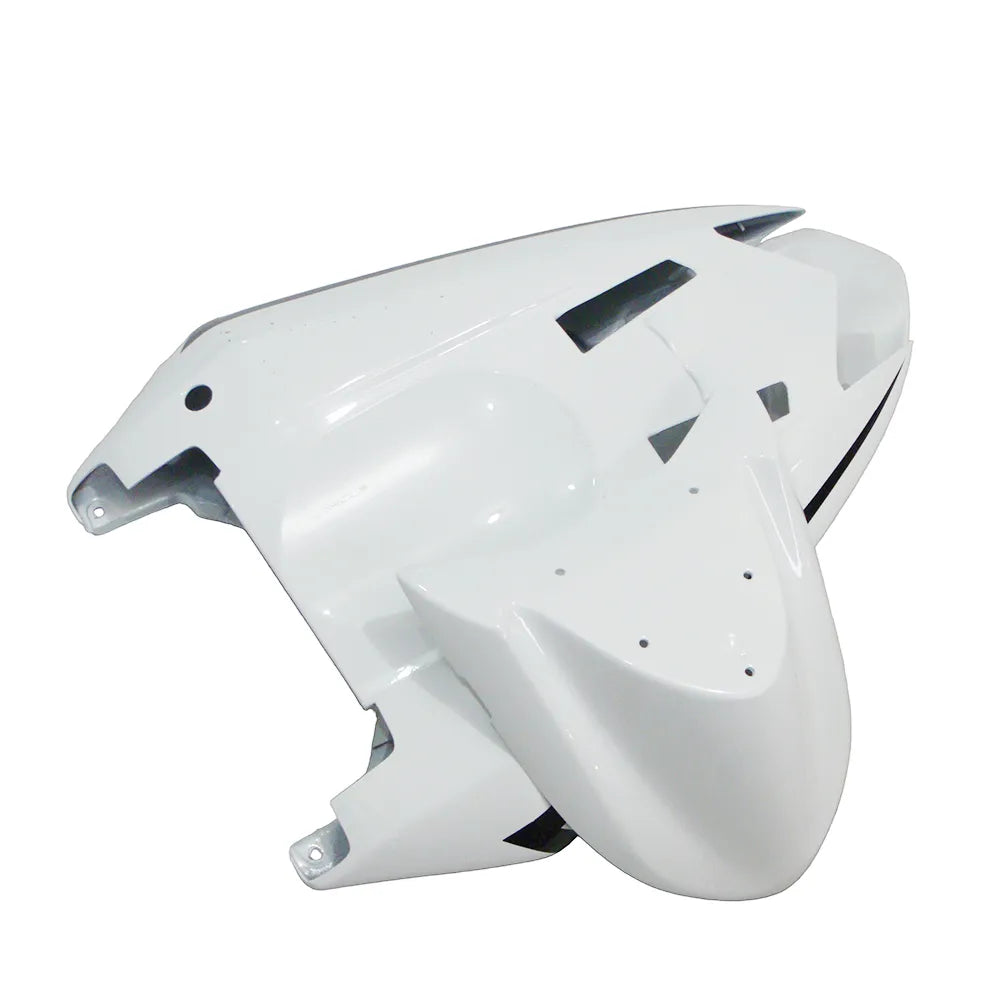 Kawasaki ZX-10R 2004-2005 White Crown tail fairing side panel with logos
