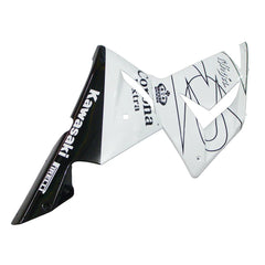 Kawasaki ZX-10R 2004-2005 White Crown right side fairing panel with logos