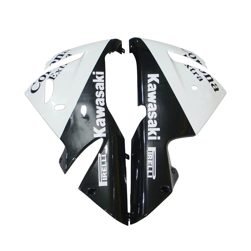 Kawasaki ZX-10R 2004-2005 White Crown lower belly pan with logos