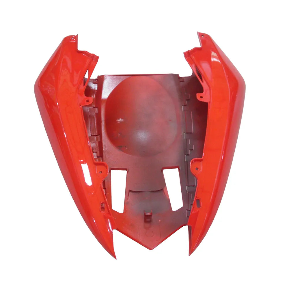 Kawasaki ZX-10R 2004-2005 Orange Black Green Claw Style A front fender top view with logos