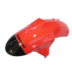 Kawasaki ZX-10R 2004-2005 Orange Black Green Claw Style A fairing kit side layout with logos-image 4