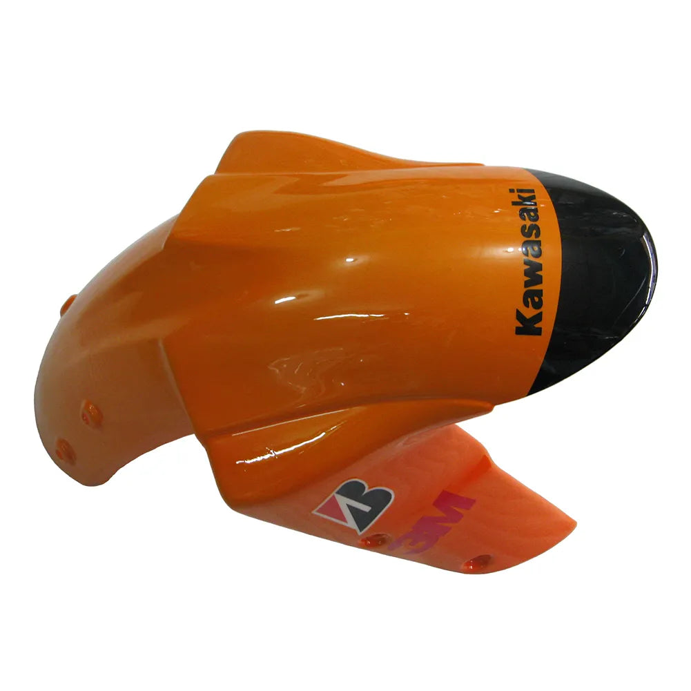 Kawasaki ZX-10R 2004-2005 Orange Black Green Claw Style B rear seat cowl with logos