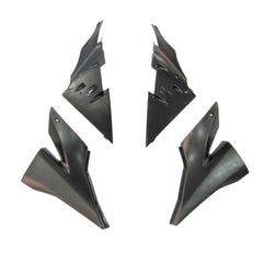 Kawasaki ZX-10R 2004-2005 Blue Silver Flame right lower side fairing panel with logos