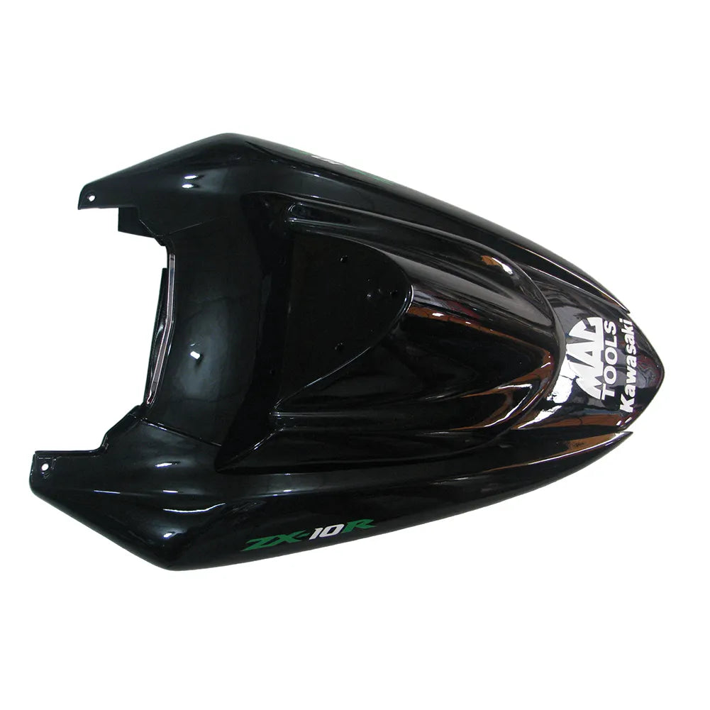 Kawasaki ZX-10R 2004-2005 Green Black White right side fairing panel with logos
