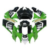 Kawasaki ZX-10R 2004-2005 Green Black White Fairing Kit with Logos