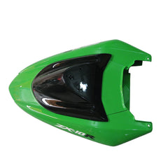 Kawasaki ZX-10R 2004-2005 Green Black Flame left lower side fairing panel with logos