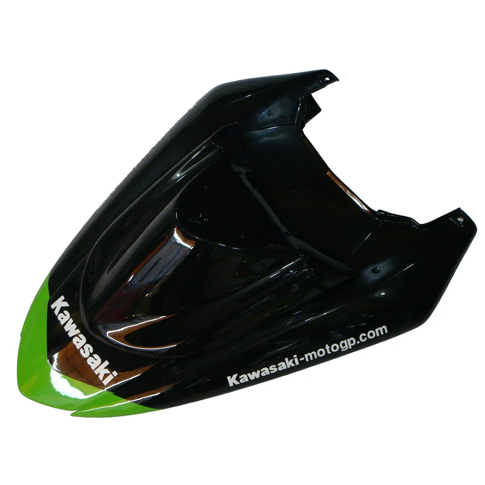 Kawasaki ZX-10R 2004-2005 Green Black Green Claw Style A rear seat cowl with logos