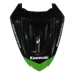 Kawasaki ZX-10R 2004-2005 Green Black Green Claw Style A front fender side view with logos-image 1