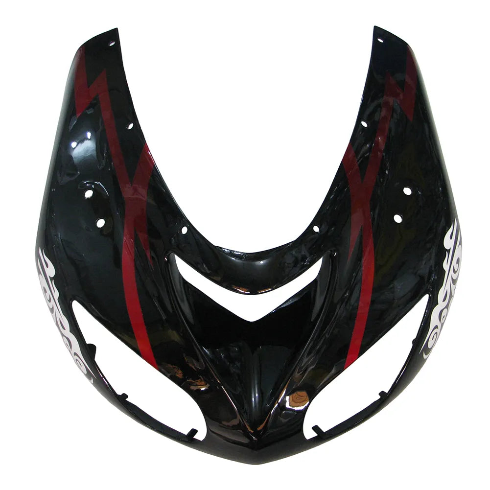 Kawasaki ZX-10R 2006-2007 Pearl Red Crown fairing component detail with logos-image 6