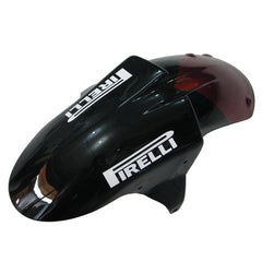 Kawasaki ZX-10R 2006-2007 Pearl Red Crown fairing component detail with logos-image 4