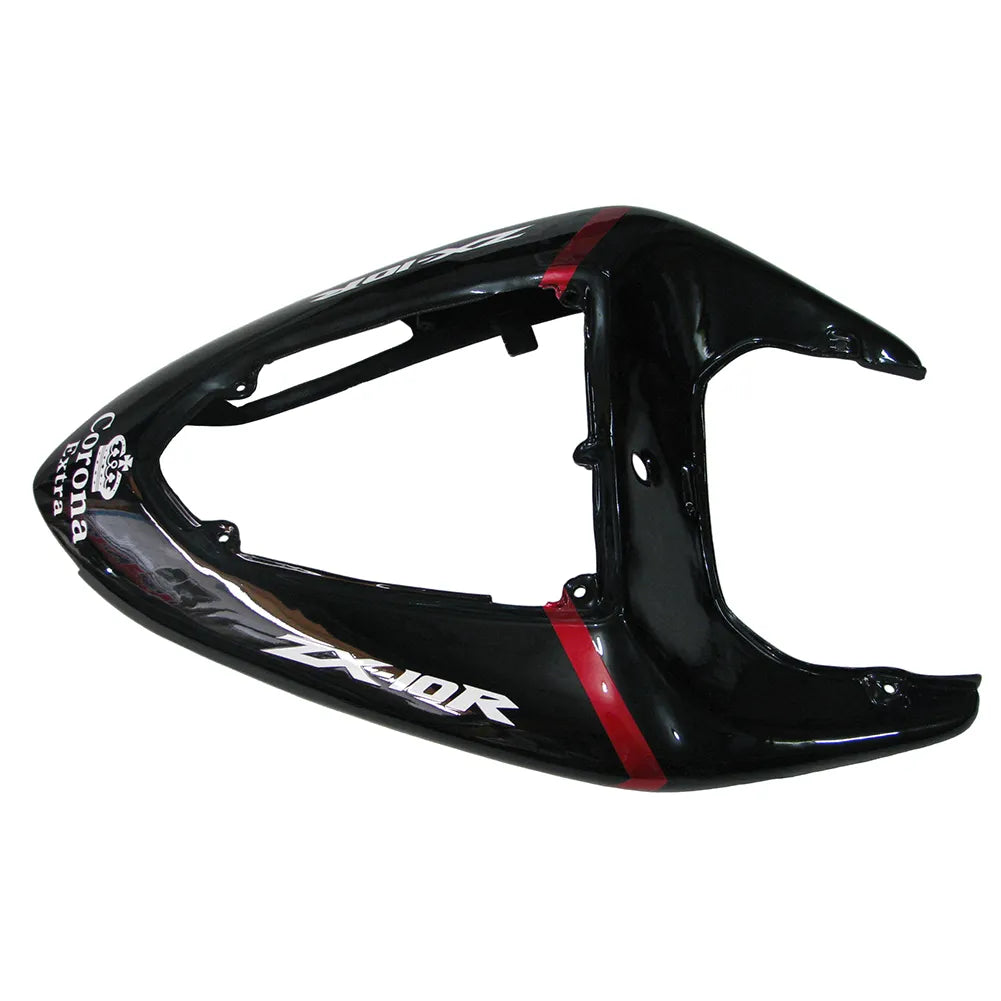 Kawasaki ZX-10R 2006-2007 Pearl Red Crown fairing component detail with logos-image 5