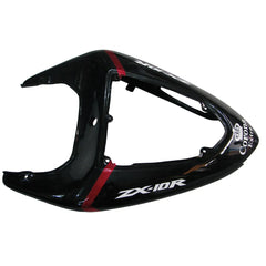 Kawasaki ZX-10R 2006-2007 Pearl Red Crown fairing component detail with logos-image 9