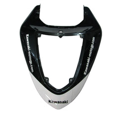 Kawasaki ZX-10R 2006-2007 White Black Green Claw fairing component detail with logos-image 4
