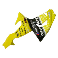 Kawasaki ZX-10R 2006-2007 Yellow Black White Raindrop fairing component detail with logos-image 1