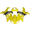 Kawasaki ZX-10R 2006-2007 Yellow Black White Raindrop Fairing Kit with Logos