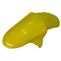 Kawasaki ZX-10R 2006-2007 Yellow Black White Raindrop full fairing kit front layout with logos