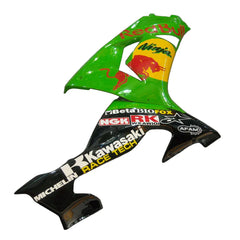 Kawasaki ZX-10R 2006-2007 Green Yellow Red Bull Edition left side fairing panel with logos