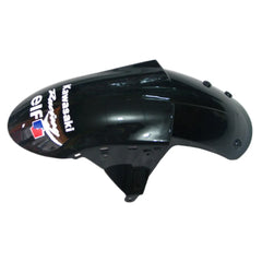 Kawasaki ZX-10R 2006-2007 Green Black Style A fairing component detail with logos-image 10