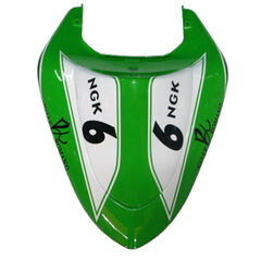 Kawasaki ZX-10R 2006-2007 Green Black Style A fairing component detail with logos-image 12