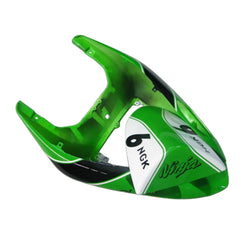 Kawasaki ZX-10R 2006-2007 Green Black Style A fairing component detail with logos-image 15