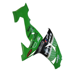 Kawasaki ZX-10R 2006-2007 Green Black White Raindrop tail fairing with logos