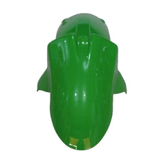 Kawasaki ZX-10R 2006-2007 Green Black White Raindrop fairing component detail with logos-image 2