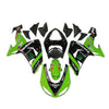 Kawasaki ZX-10R 2006-2007 Green Black Green Claw Fairing Kit with Logos