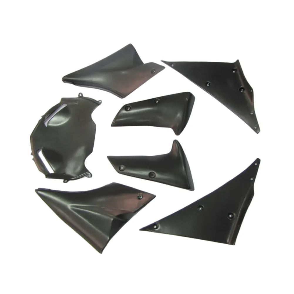 Kawasaki ZX-10R 2006-2007 Green Black Green Claw tail fairing with logos