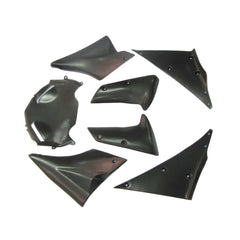 Kawasaki ZX-10R 2006-2007 Green Black Green Claw tail fairing with logos