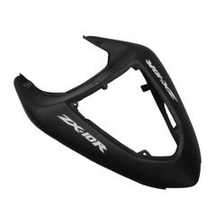 Kawasaki ZX-10R 2006-2007 Matte Black fairing component detail with logos-image 3